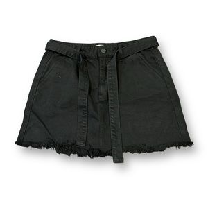 [Kancan] Black Denim Skirt